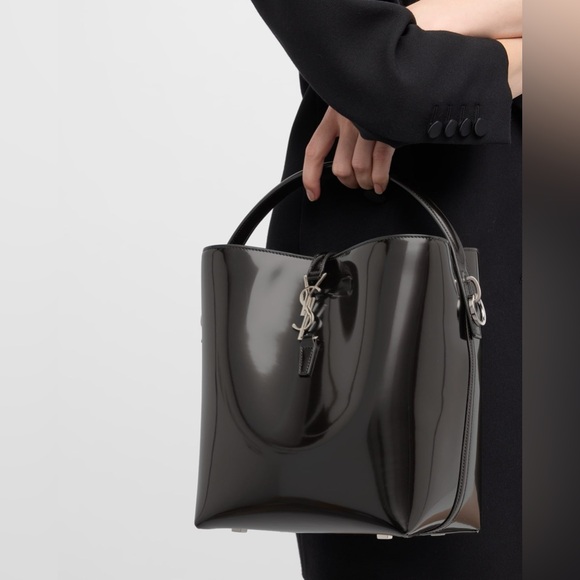 Yves Saint Laurent Handbags - SANIT LAURENT BUCKET Elegant Black Women's Bag